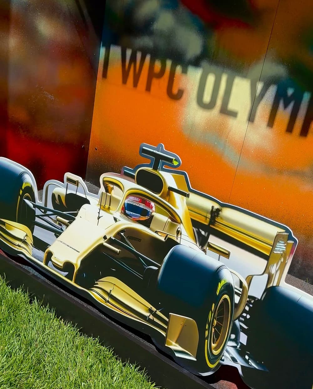 Apple × F1 — Formula 1-inspired scenic installation, view 2